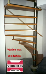 Vijačne stopnice inox